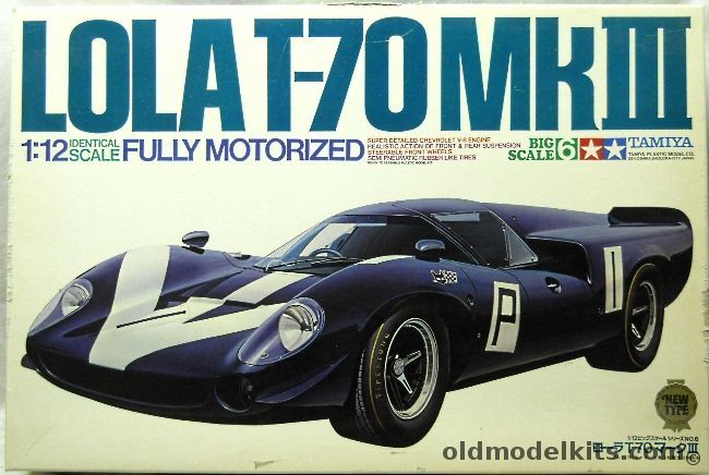 Tamiya 1/12 Lola T-70 MkIII Motorized, BS1215 plastic model kit